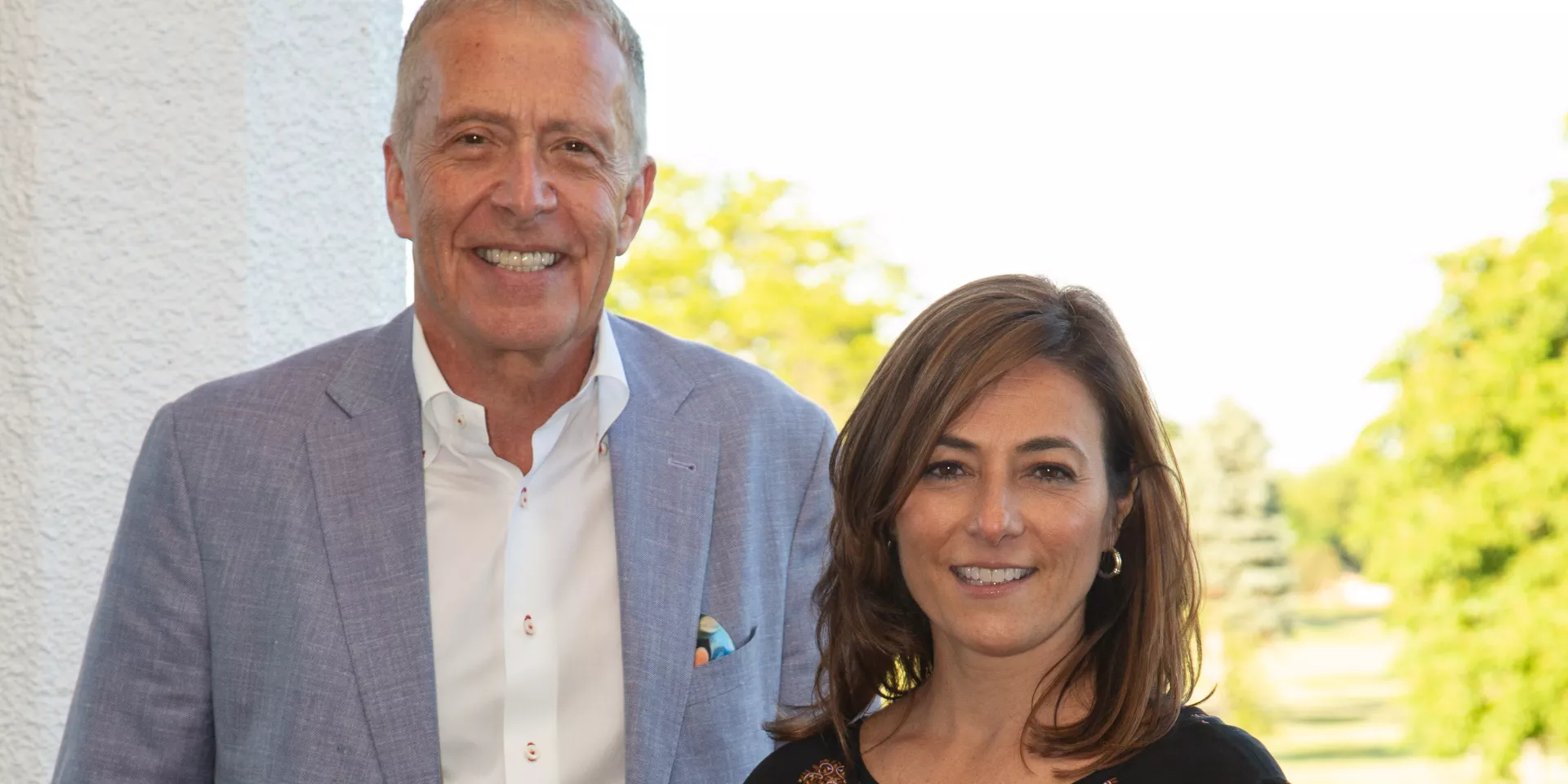 Foundation Board Chair Eric Tripp and President Mitze Mourinho