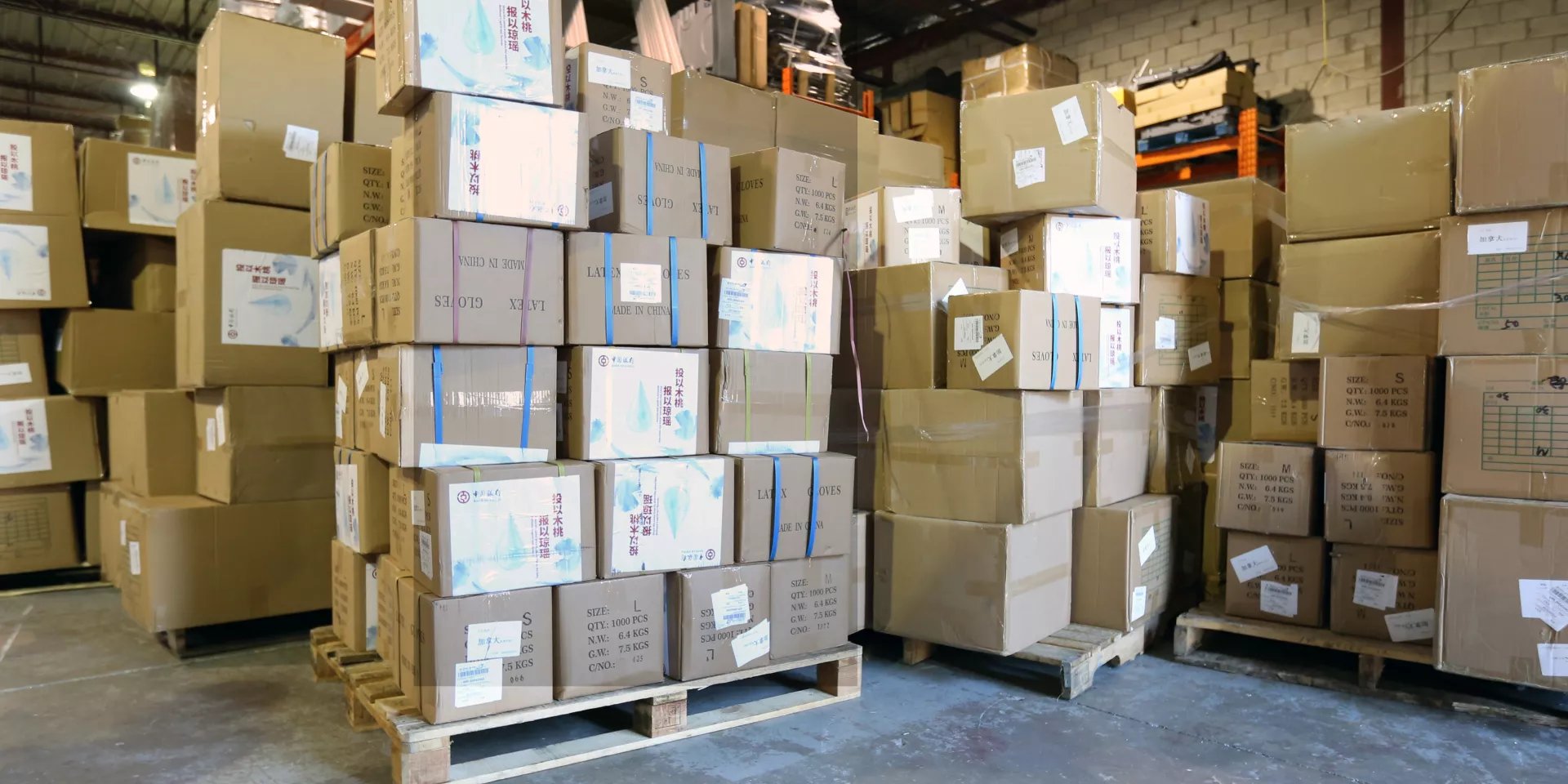 Donated PPE from China