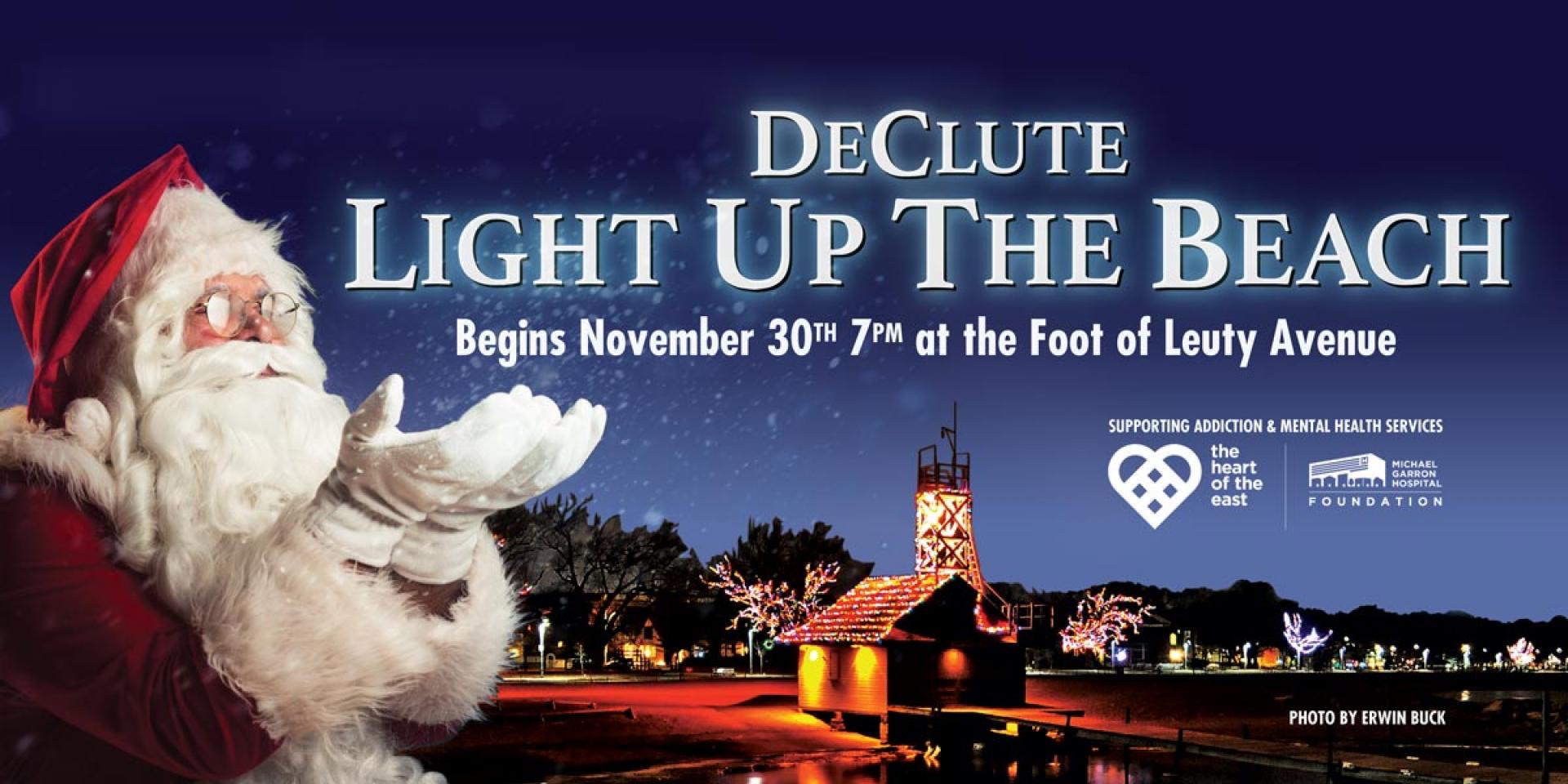 DeClutes Light Up the Beach 2018 DeClutes Light Up the Beach 2018 banner