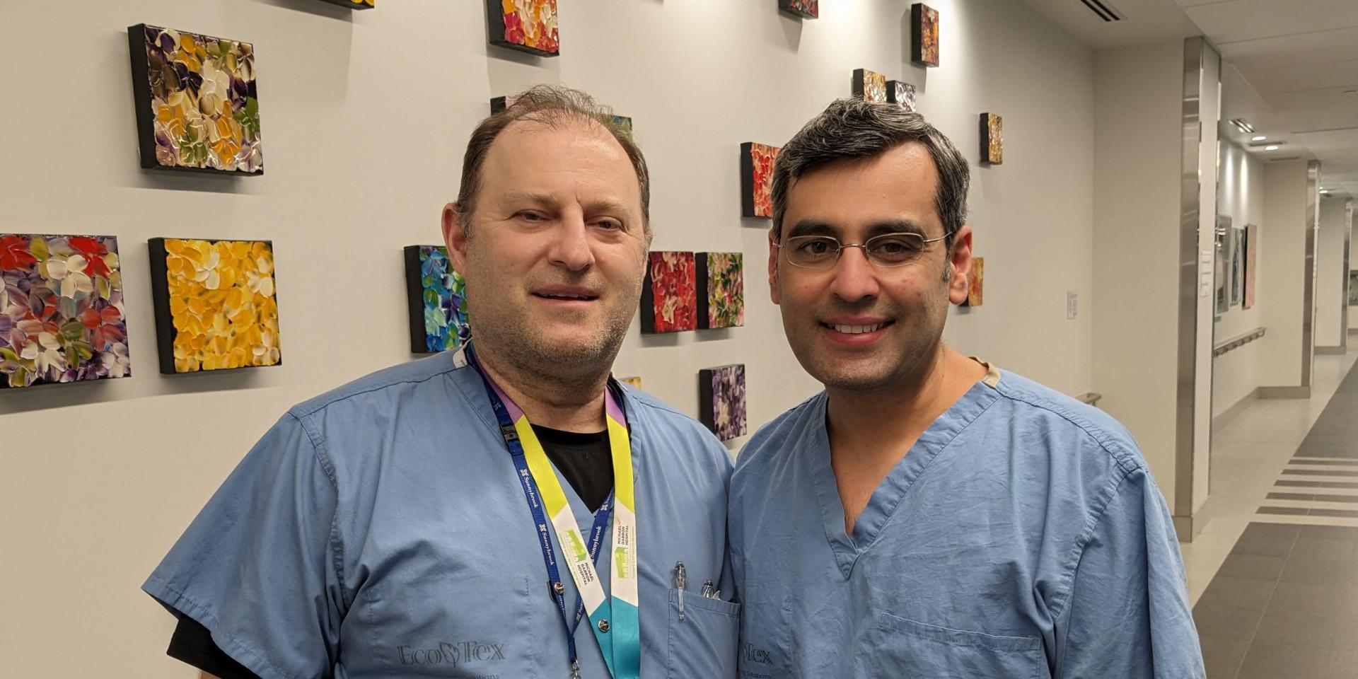 Dr. Lawrence Weisbrod and Dr. Mohammad Zia