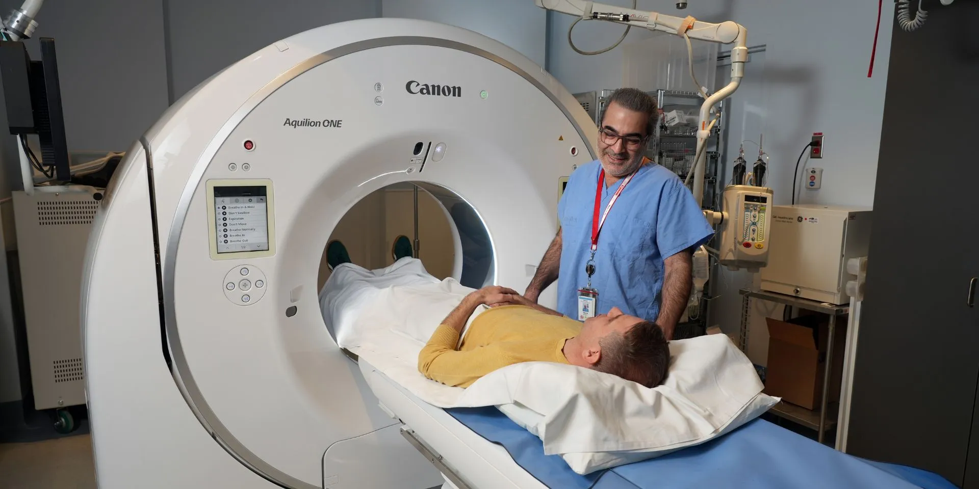 A patient is having an mri explained to them