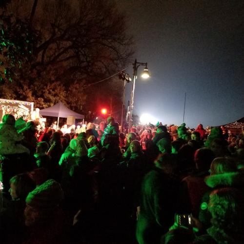 Crowd at Light up the Beach 2018