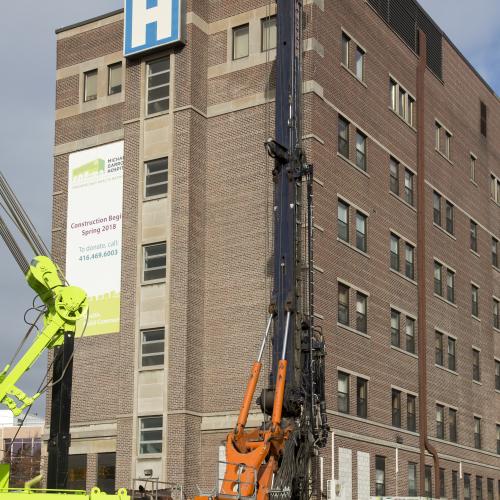 view of hospital wing