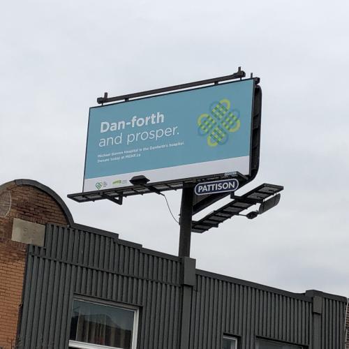 Heart of the East billboard - Danforth