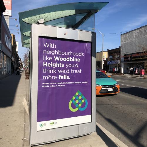 Transit shelter - woodbine