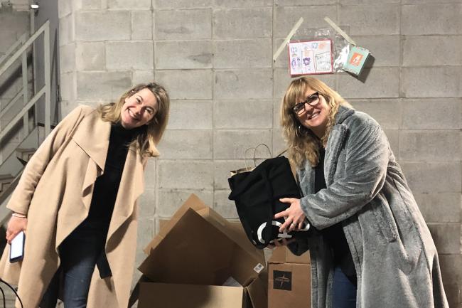 Gillian Irving and Linda Considine, Riverdale Basket Brigade 