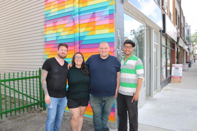 Owners and staff Hollandaise Diner