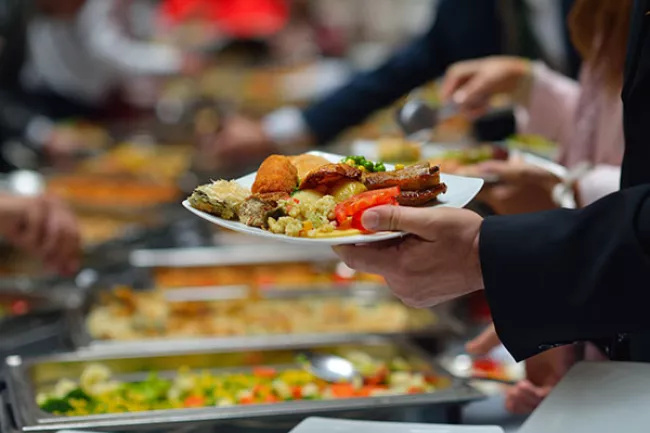 office potluck table