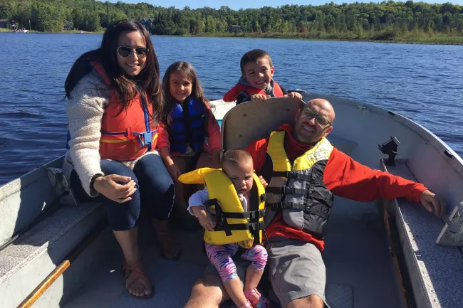 Rosanna O'Higgins and her family  Rosanna O'Higgins and family